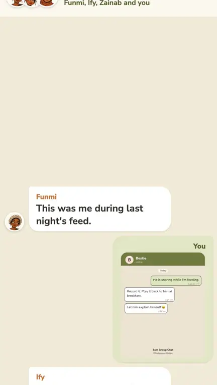 3am Group Chat in use