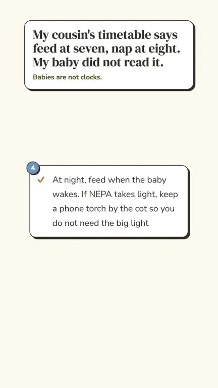 Baby Routine Planner in use