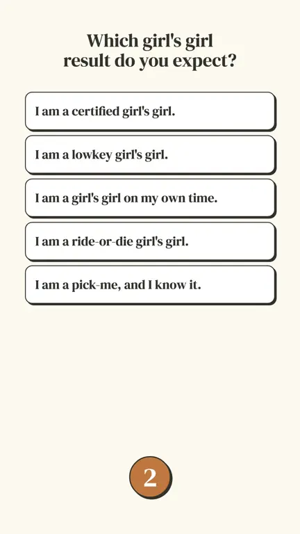 Are You a Girl's Girl? in use